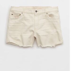 Aerie Daydream tan natural colored jean denim shorts sz large